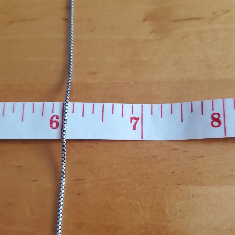 925 Sterling Silver Chain Necklace , 30" , 5.8 grms , Italy - Picture 9 of 10